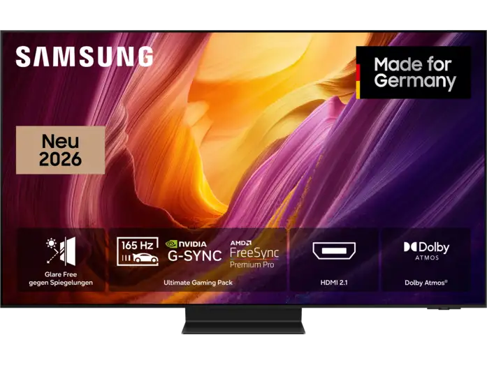 SAMSUNG GQ65S95H OLED 4K Samsung Vision AI Smart TV (Flat, 65 Zoll / 163 cm, UHD 4K, SMART TV)